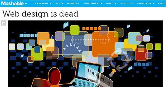 Веб-дизайн умер?