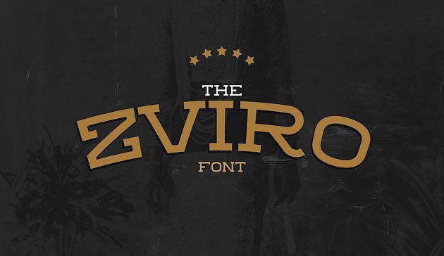 Zviro — симпатичный и элегантный шрифт с засечками